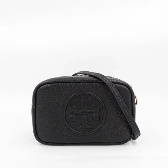 Tory Burch Perry Bombé Mini Bag Black OS - Picture 15 of 16